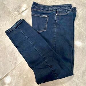 White House Black Market Dark Blue Skinny Jeans